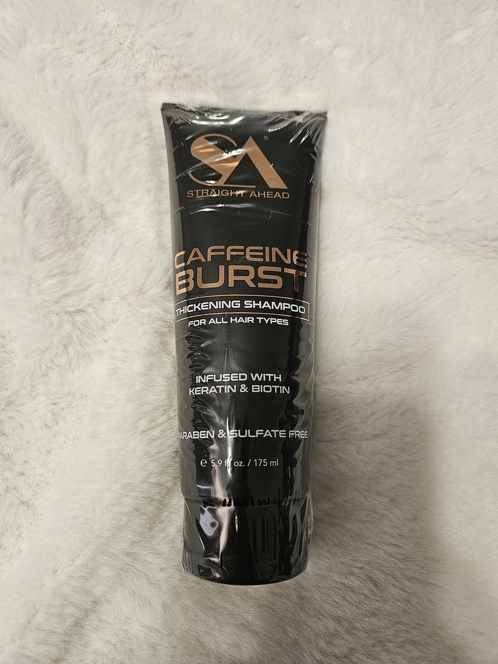 Straight Ahead Caffeine Burst Thickening Shampoo 5.9 oz NEW